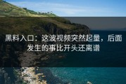 黑料入口：这波视频突然起量，后面发生的事比开头还离谱